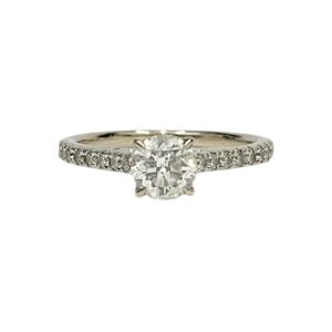 Diamond 0.78ct Ring in 14K White Gold