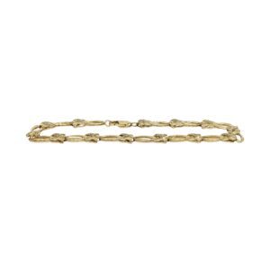 17cm Diamond 0.33ct Bracelet In 10K Yellow Gold