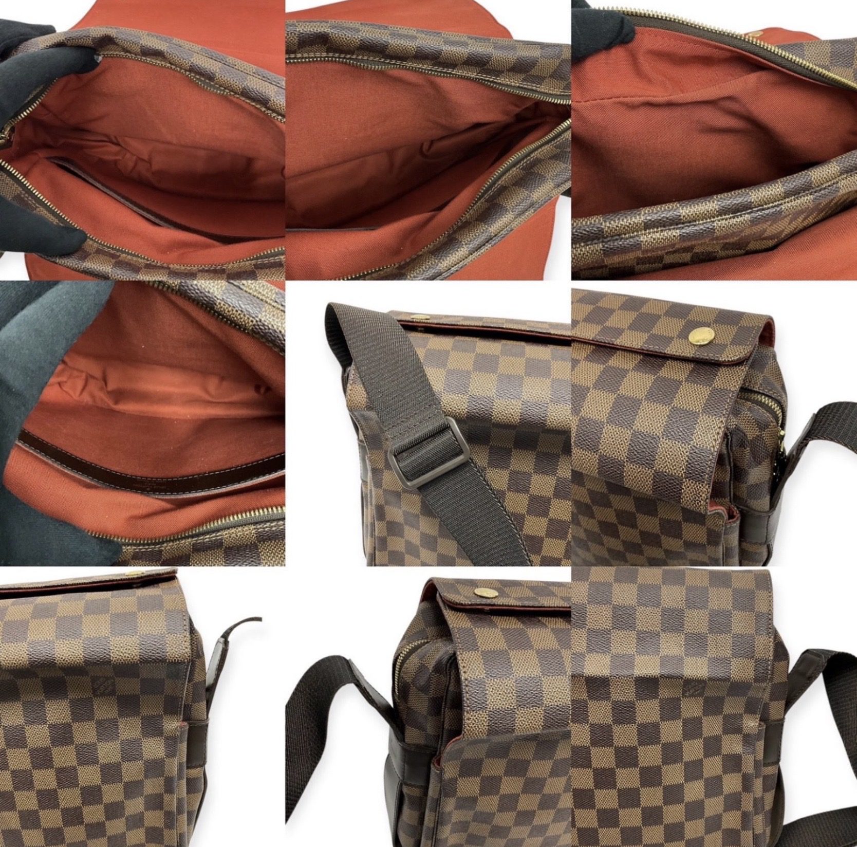 Screenshot Louis Vuitton Damier Ebene Naviglio Messenger Bag