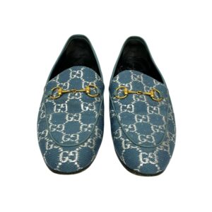 Gucci GG Jordaan Horsebit Loafers (Size 38 1/2)