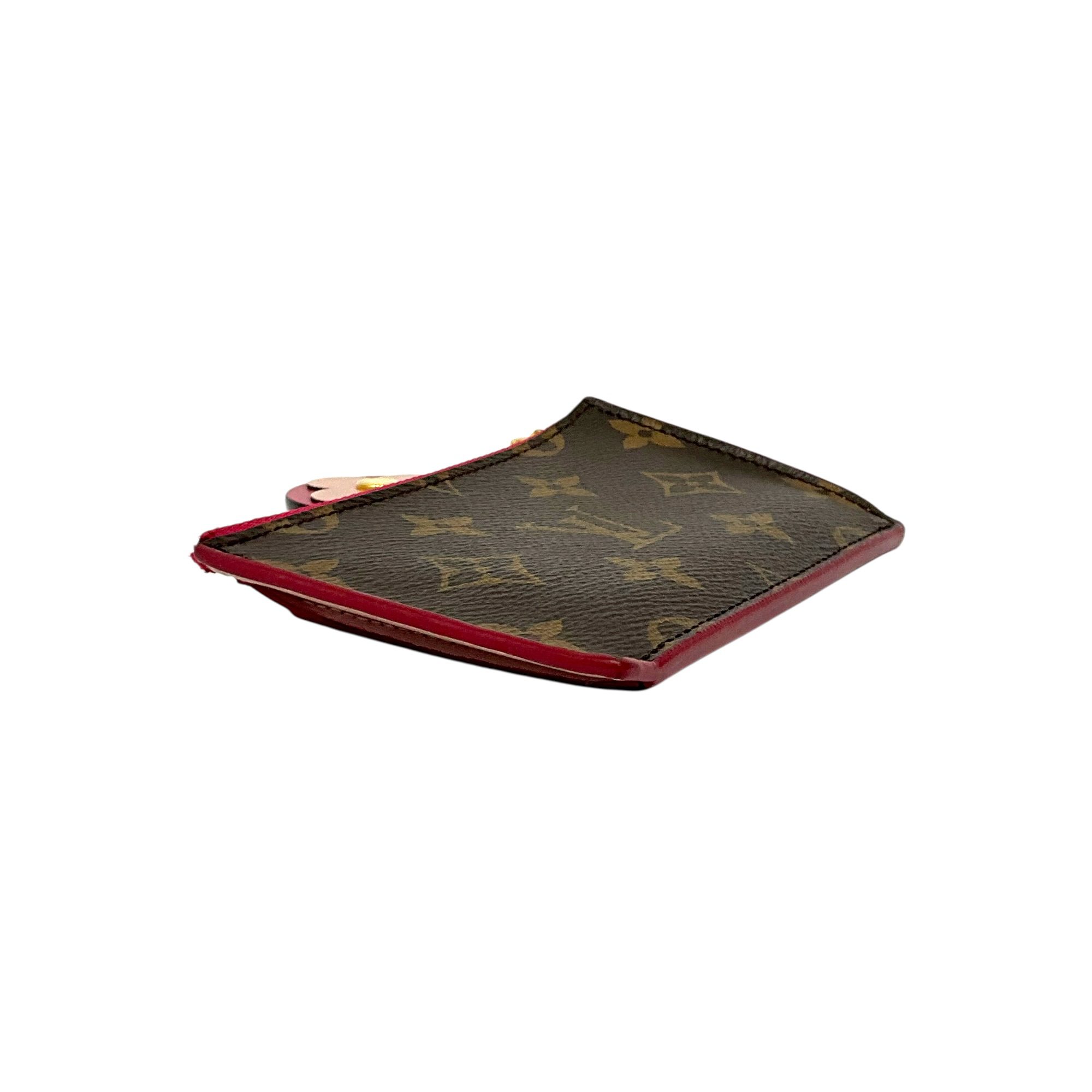 IMG_9154-Photoroom Louis Vuitton Monogram Blooming Flowers Zipped Card Holder