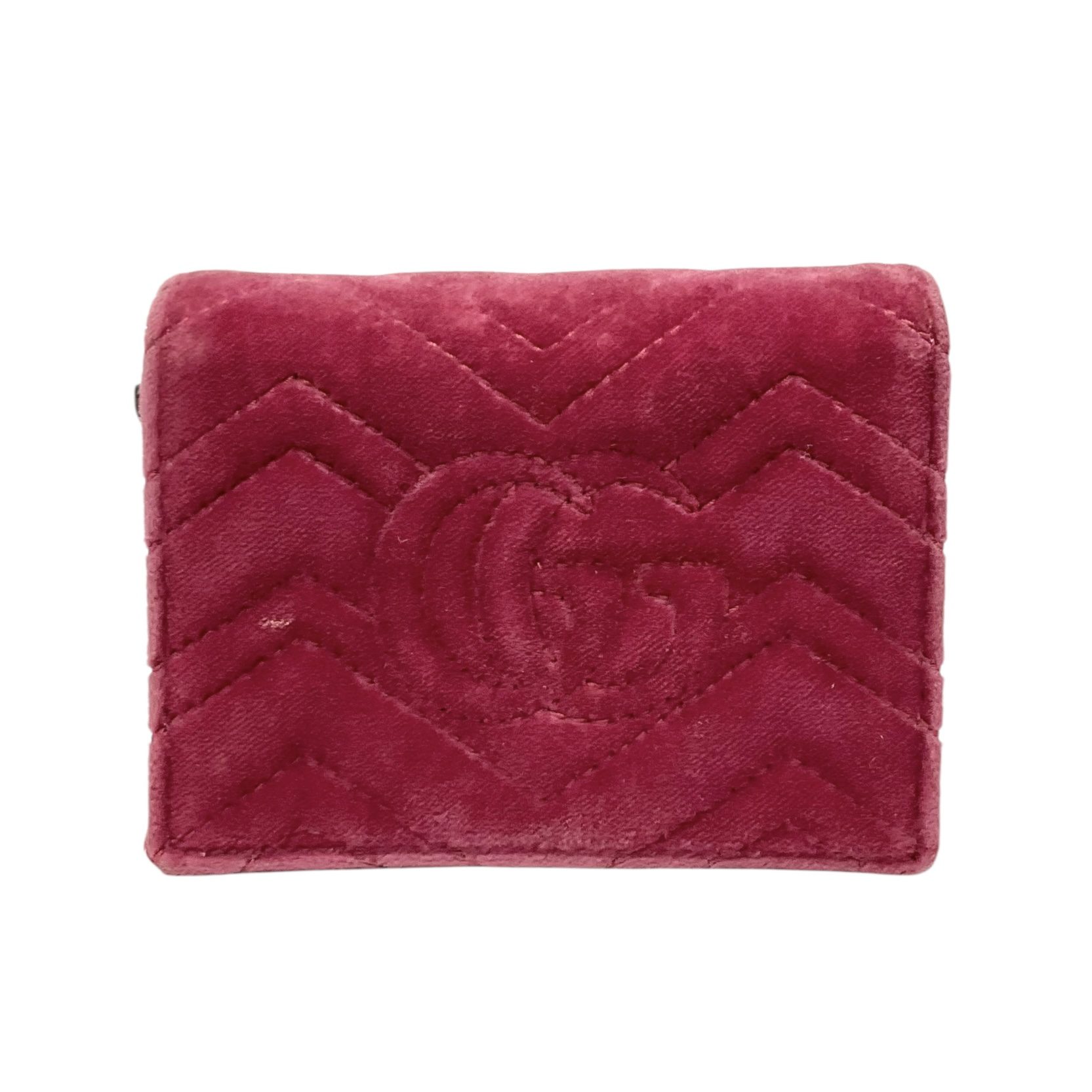 IMG_9170-Photoroom Gucci GG Marmont Love Velvet Card Case Wallet