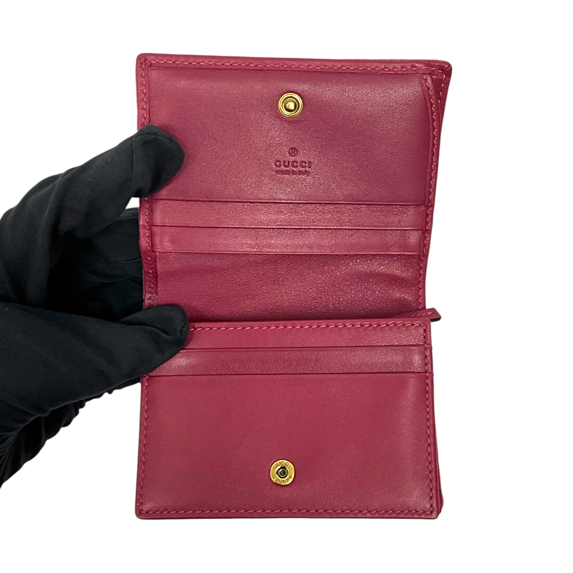 IMG_9183-Photoroom Gucci GG Marmont Love Velvet Card Case Wallet