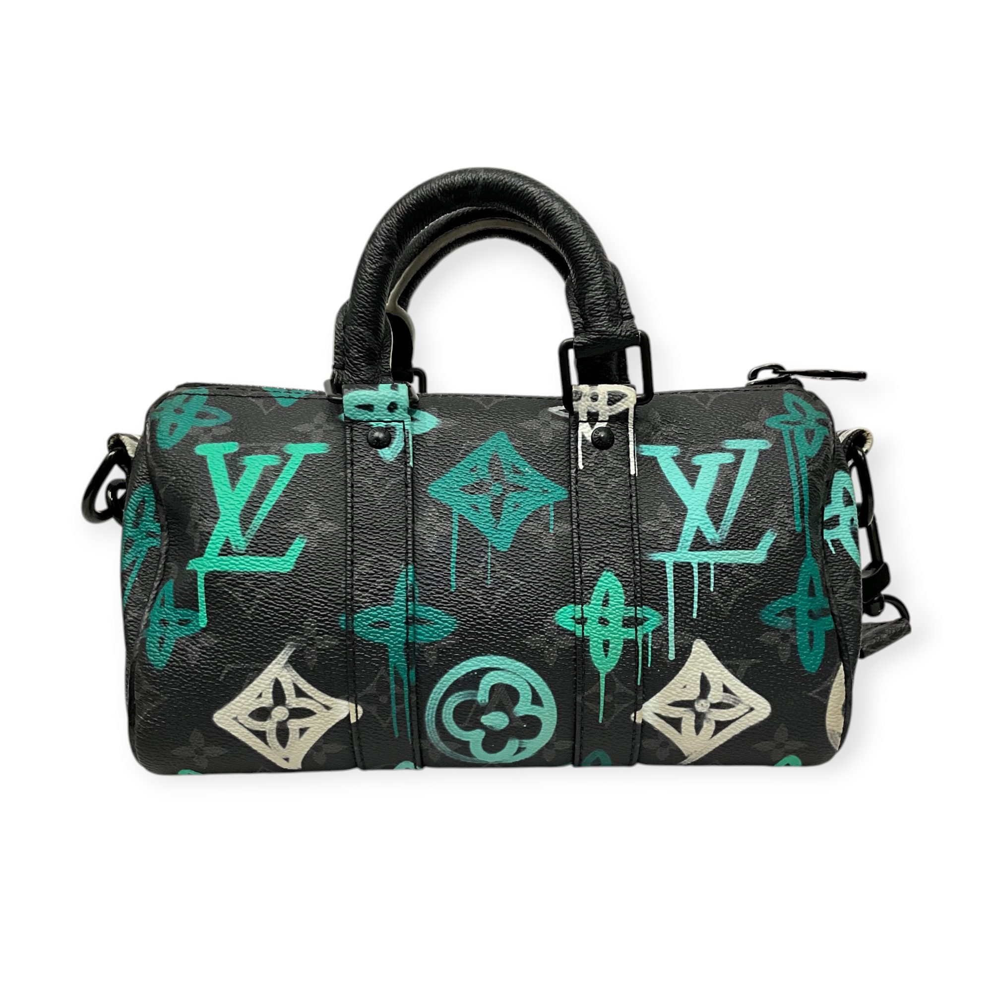 IMG_9989-Photoroom Louis Vuitton Monogram Eclipse Graffiti Keepall Bandouliere 25