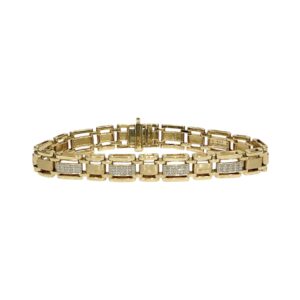 19.5cm Diamond 0.50ct Bracelet In 10K Yellow Gold